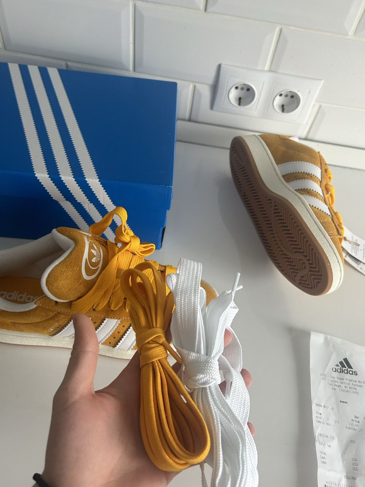 Adidas ADIDAS CAMPUS 00’s pantone/ftwe yellow off white Size US 7 / IT 37 - 5 Thumbnail