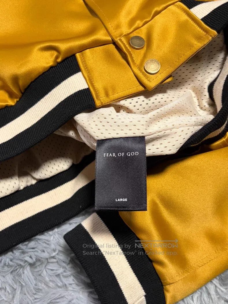 Fear of God Fear of God Gold silk jacket Size US L / EU 52-54 / 3 - 5 Thumbnail