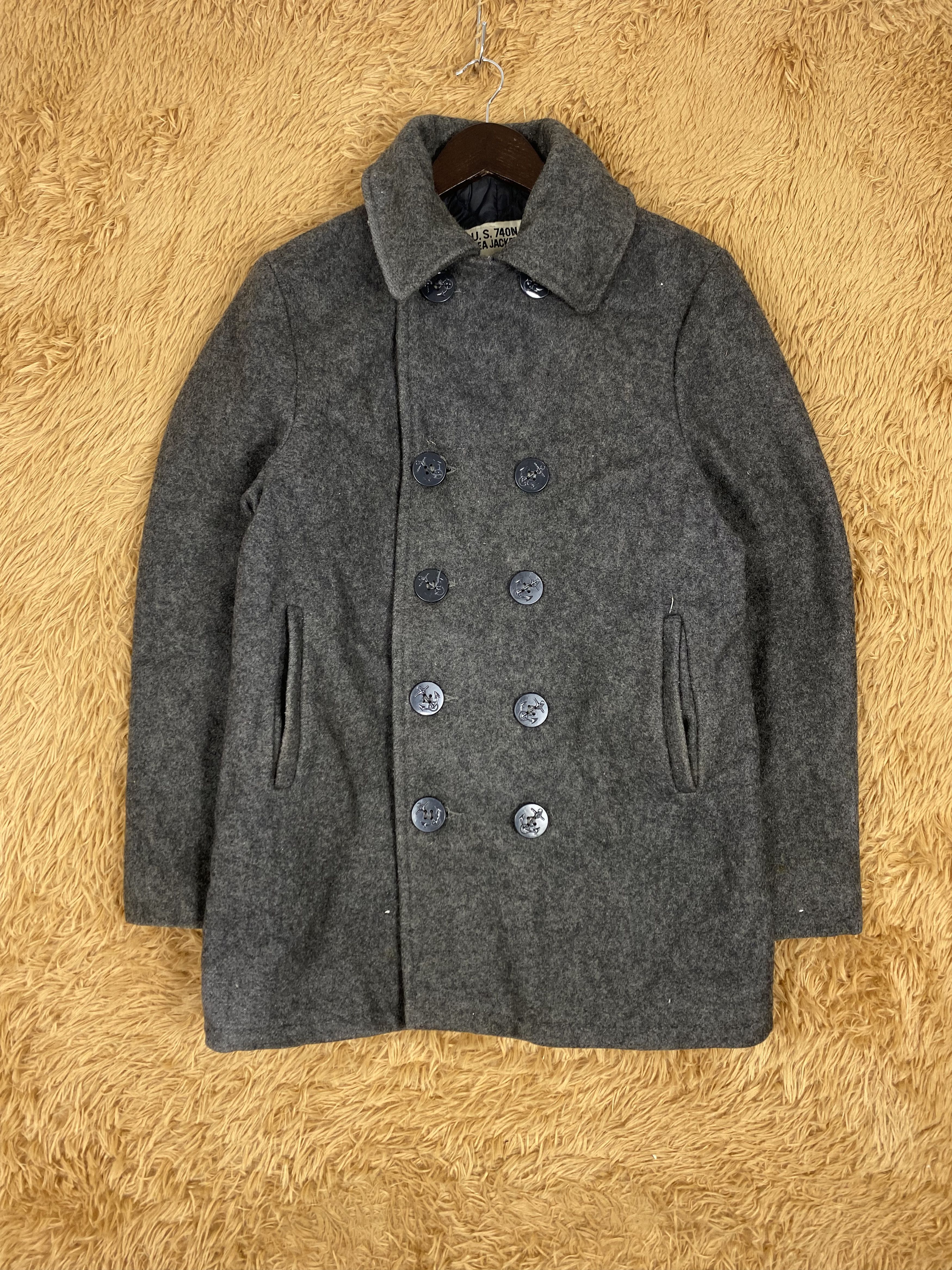 Vintage Vintage U.S 740N Pea Quilted Lining Jacket Size US S / EU 44-46 / 1 - 1 Thumbnail