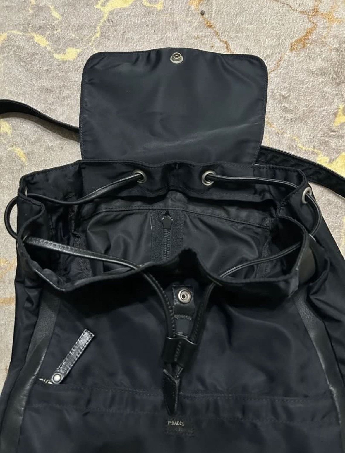 Yohji Yamamoto Y’saccs Nylon Tactical Backpack Size ONE SIZE - 5 Thumbnail