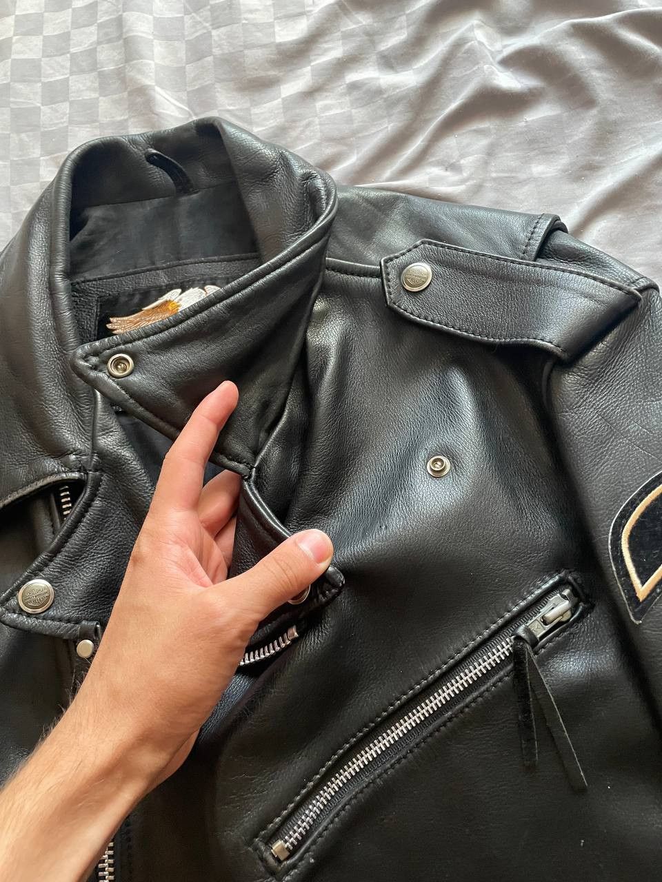 Harley Davidson Vintage Harley Davidson Leather Jacket Size US XL / EU 56 / 4 - 8 Thumbnail