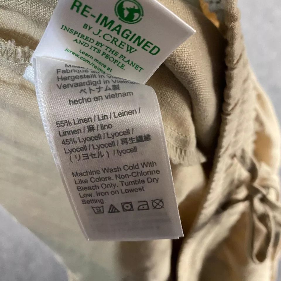 J.Crew J Crew Pants Women's 2X Beige Jogger Taper Drawstring NWT Size 40" / US 18 - 9 Thumbnail