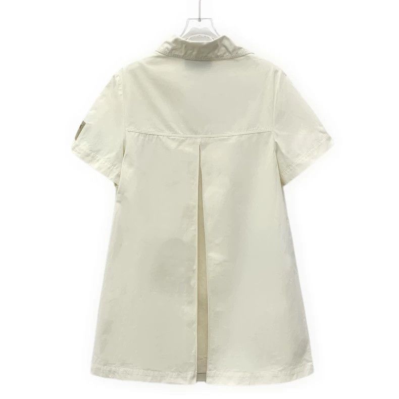 Gucci Gucci Beige cotton pocket striped webbing lapel short-slee Size XS / US 0-2 / IT 36-38 - 2 Thumbnail