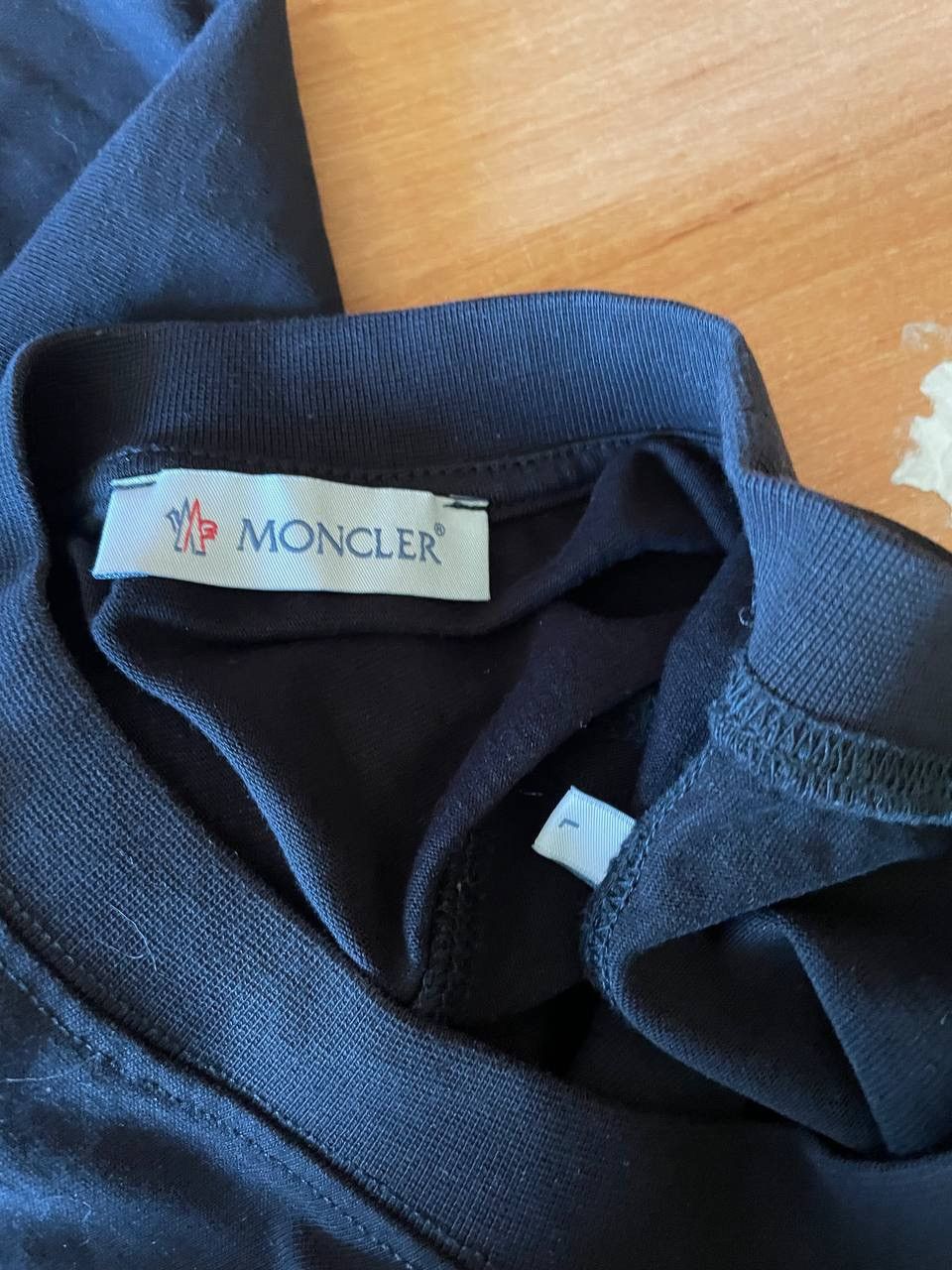 Moncler Moncler Tee T Shirt Black Size ONE SIZE - 8 Thumbnail