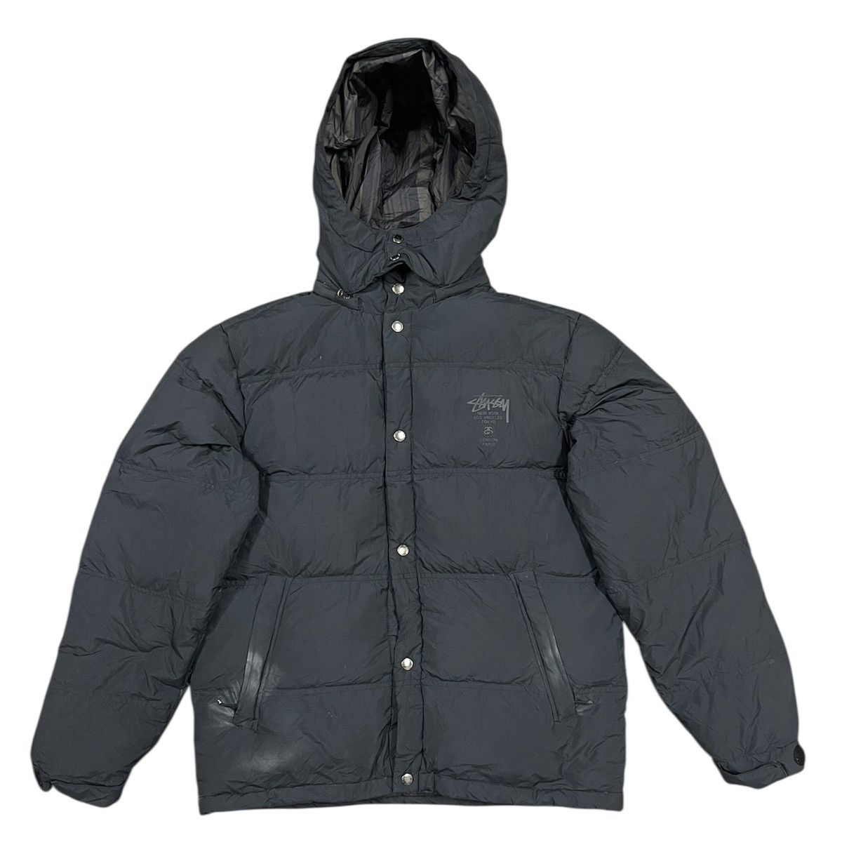 Stussy Stussy hoodie puffer jacket snap buttons Size US M / EU 48-50 / 2 - 1 Thumbnail