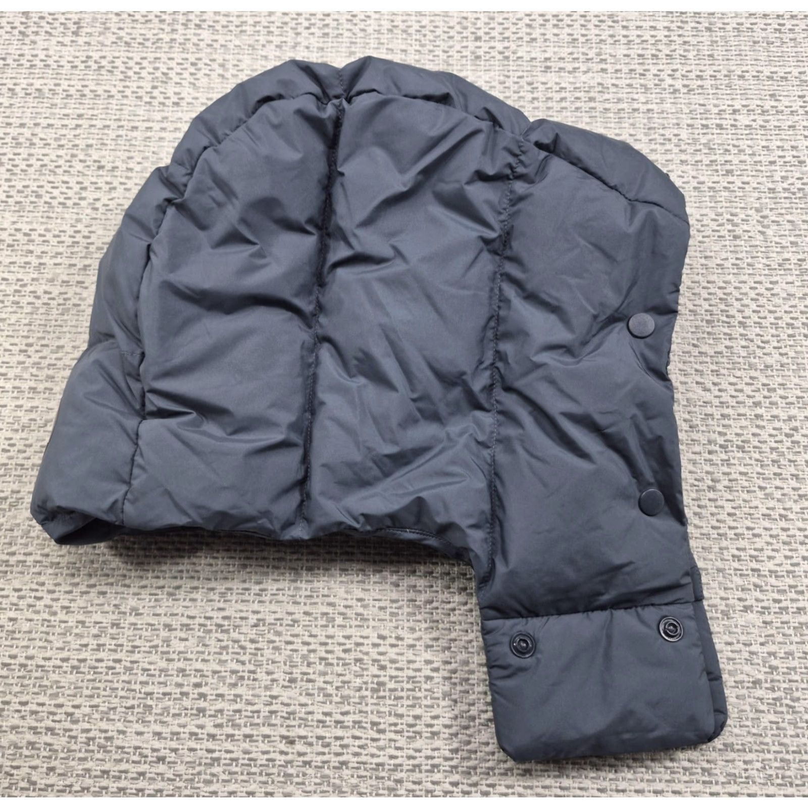 Lululemon Lululemon Jacket Womens One Size Gray Insulated Snap On Puffer Collar Hood Size ONE SIZE - 5 Thumbnail