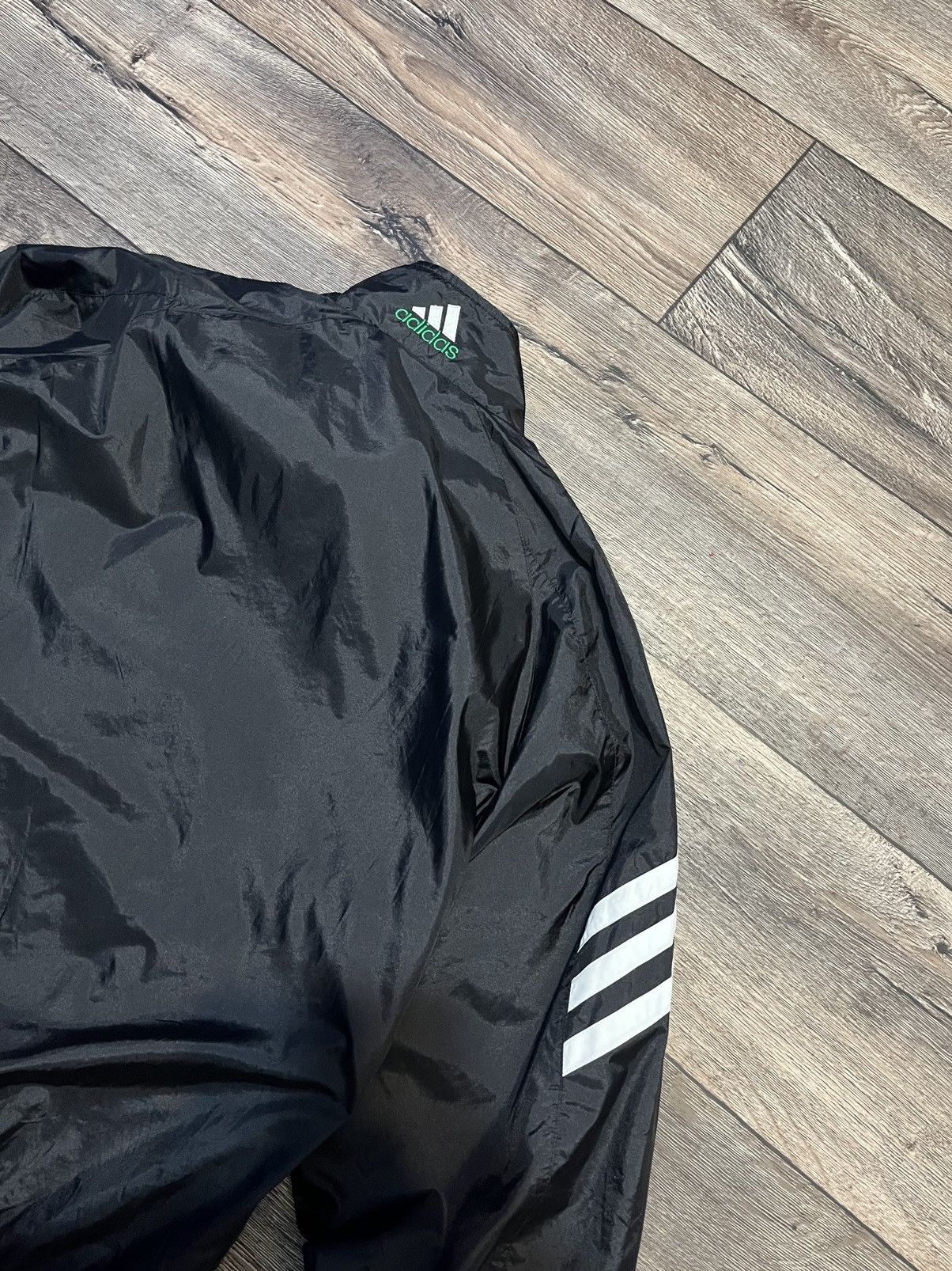 Adidas Vantage 90’s Adidas Black/Green Nylon Track Suit Size M Size US M / EU 48-50 / 2 - 6 Thumbnail