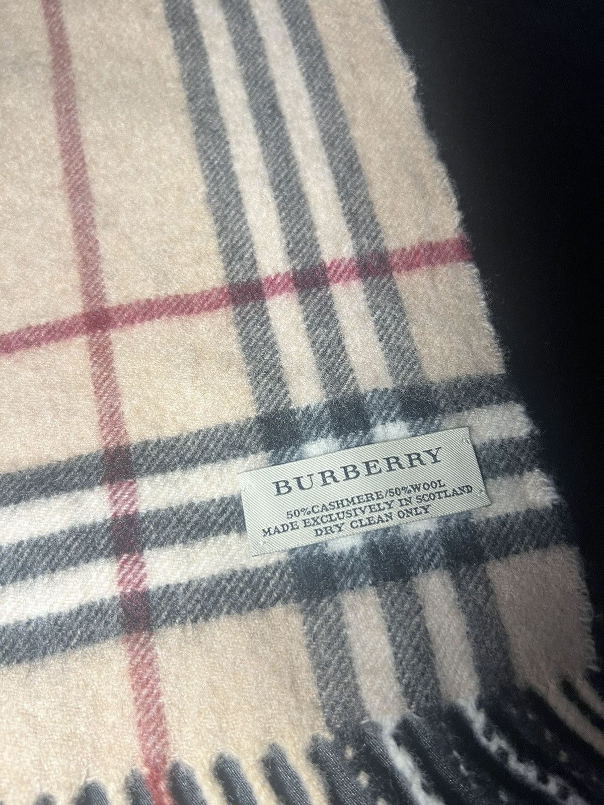 Burberry Burberry classic check cashmere scarf Size ONE SIZE - 3 Thumbnail