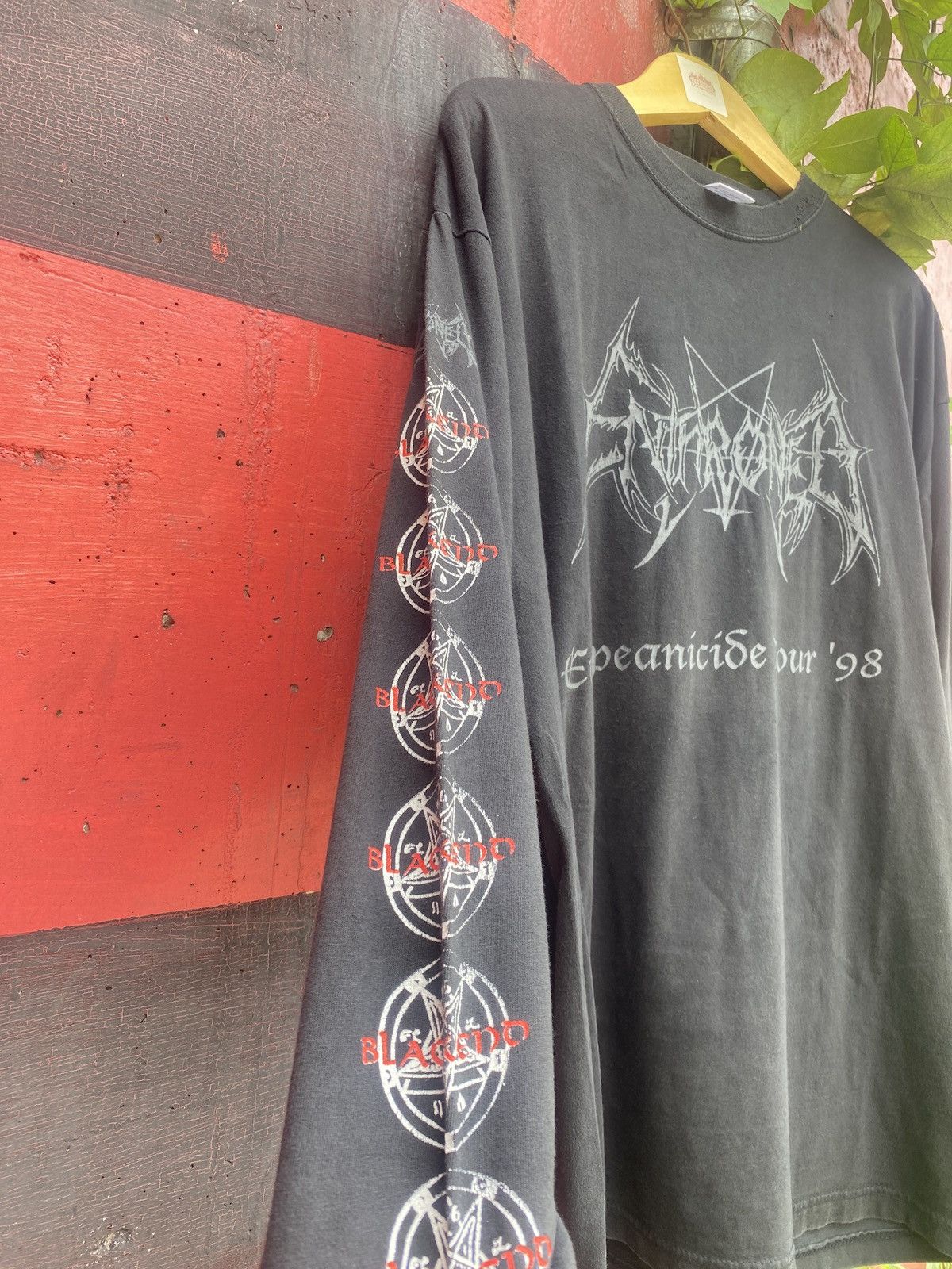 Band Tees Vintage Enthroned Europeanicide Tour 1998 Black Metal Size US XL / EU 56 / 4 - 2 Thumbnail