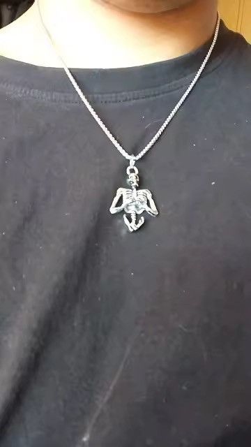 Japanese Brand PRAYING Skeleton Necklace Size ONE SIZE - 4 Thumbnail