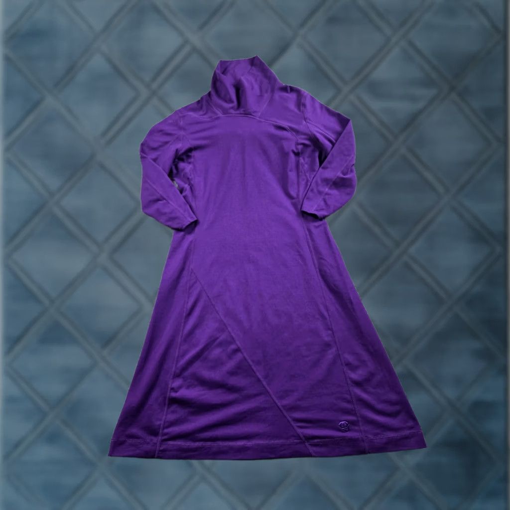 Mountain Hardwear Mountain Hardwear Sweater Dress Womens Medium Purple Turtleneck Long Sleeve Size M / US 6-8 / IT 42-44 - 1 Thumbnail