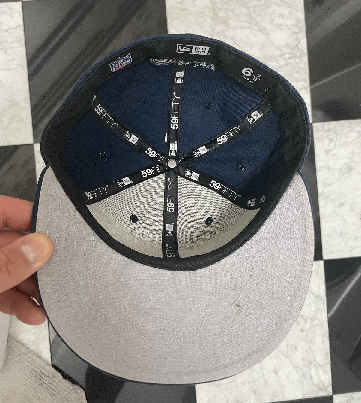 New Era 🔥 LA Rams fitted vintage logo 6 7/8 this could be vintage Size ONE SIZE - 5 Thumbnail