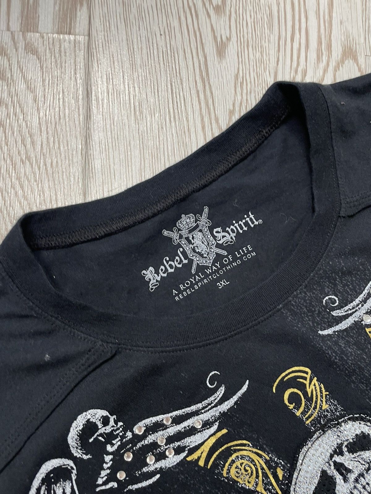 Japanese Brand Rebel Spirit Avant Garde tshirt size 3Xl Size US XXL / EU 58 / 5 - 8 Thumbnail
