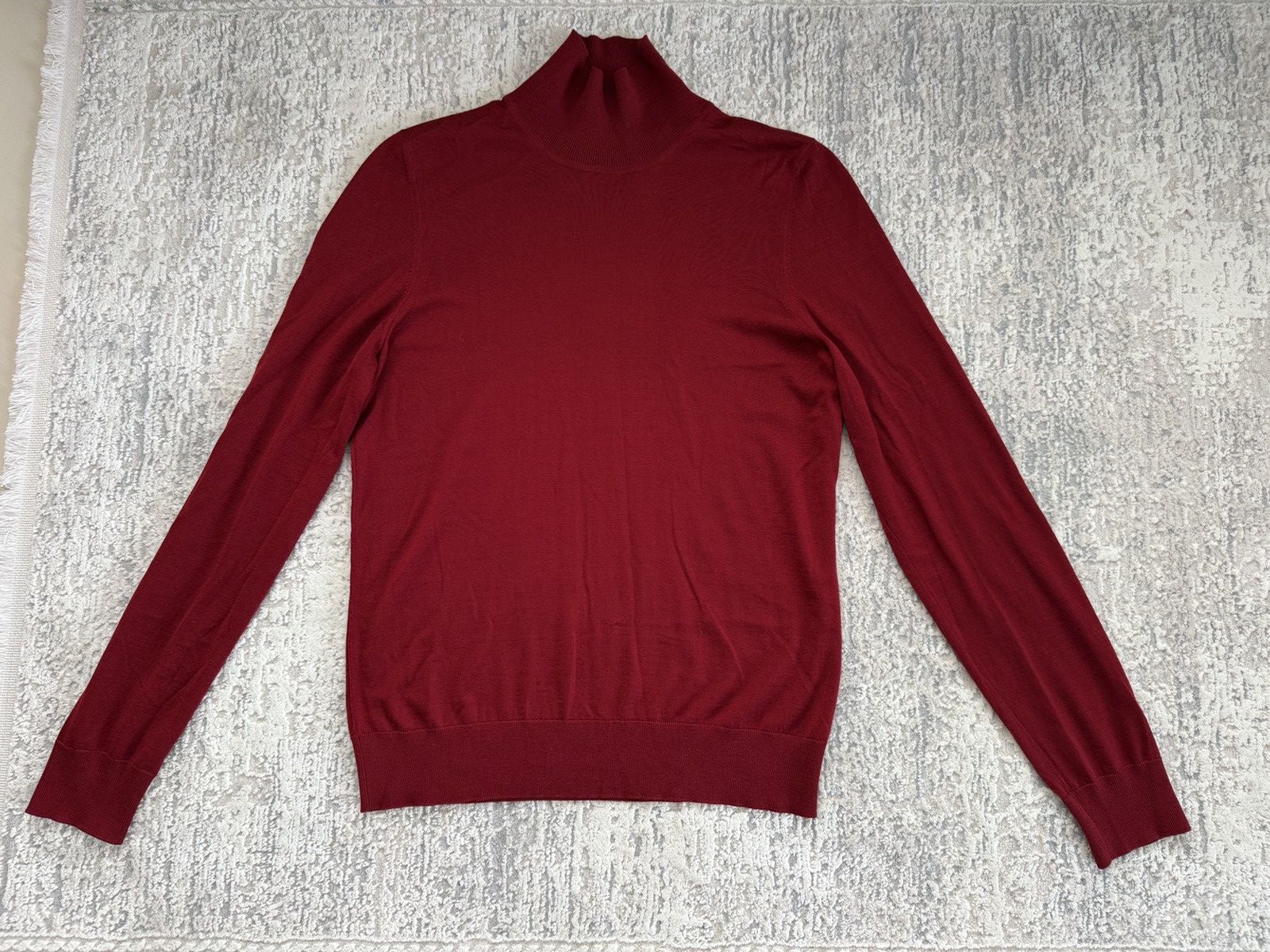 Maison Margiela Burgundy turtleneck Size US M / EU 48-50 / 2 - 1 Thumbnail