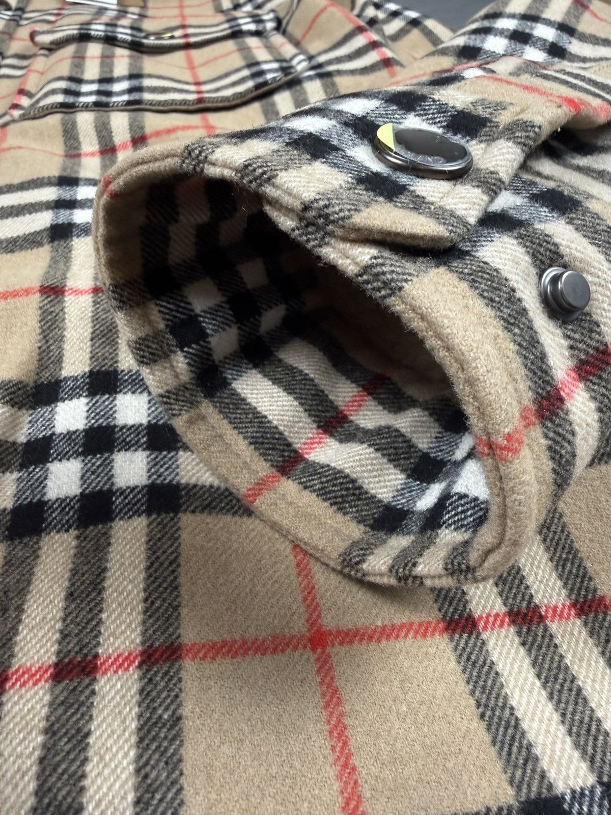 Burberry Burberry Archive Virgin Wool Check Overshirt Jacket Large Size US L / EU 52-54 / 3 - 2 Thumbnail