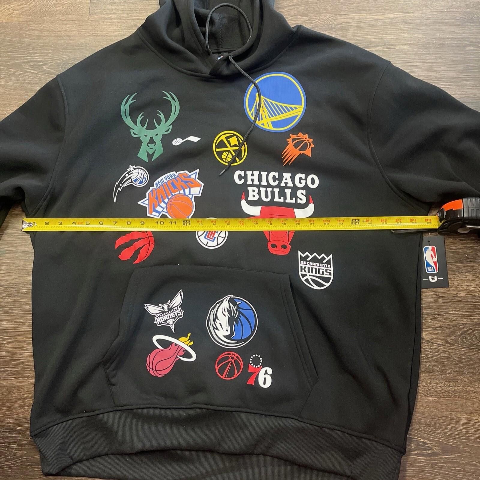 Other Men’s Ultra Game NBA Team Logos Pullover Hoodie Black 3XL Size US XXL / EU 58 / 5 - 5 Thumbnail