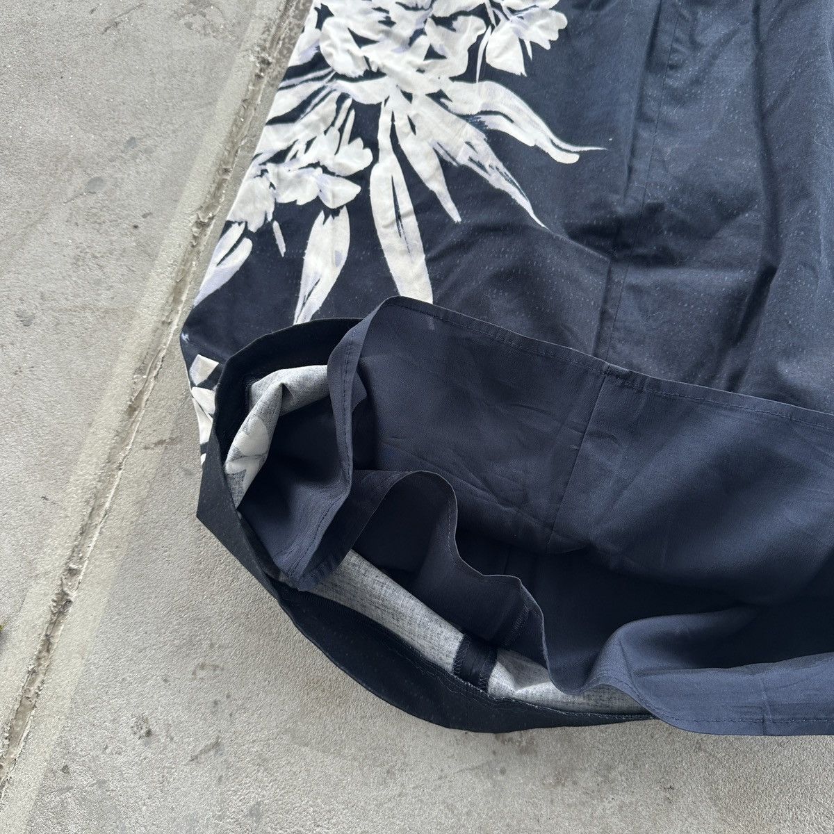 Max Mara Max Mara Women's Midi Skirt Blue Floral Midi A-Line Size M Size 27" / US 4 / IT 40 - 9 Thumbnail