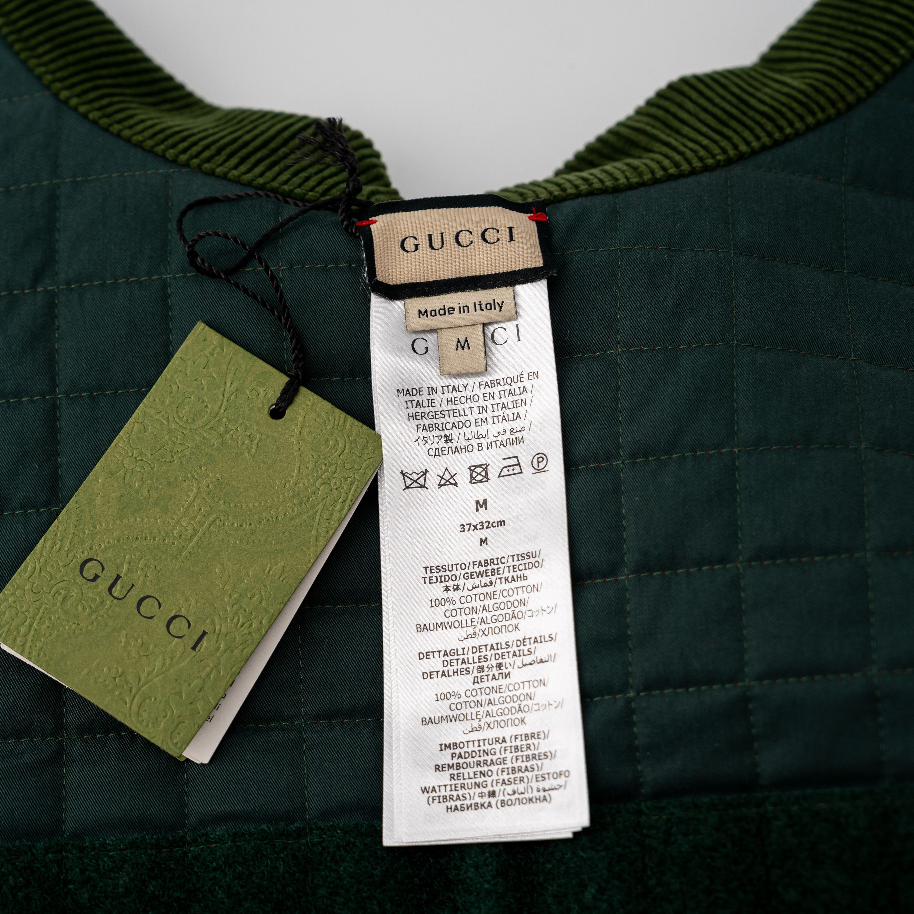 Gucci size M - Gucci Dog Pet Trench Coat GG Red Green Size ONE SIZE - 6 Thumbnail