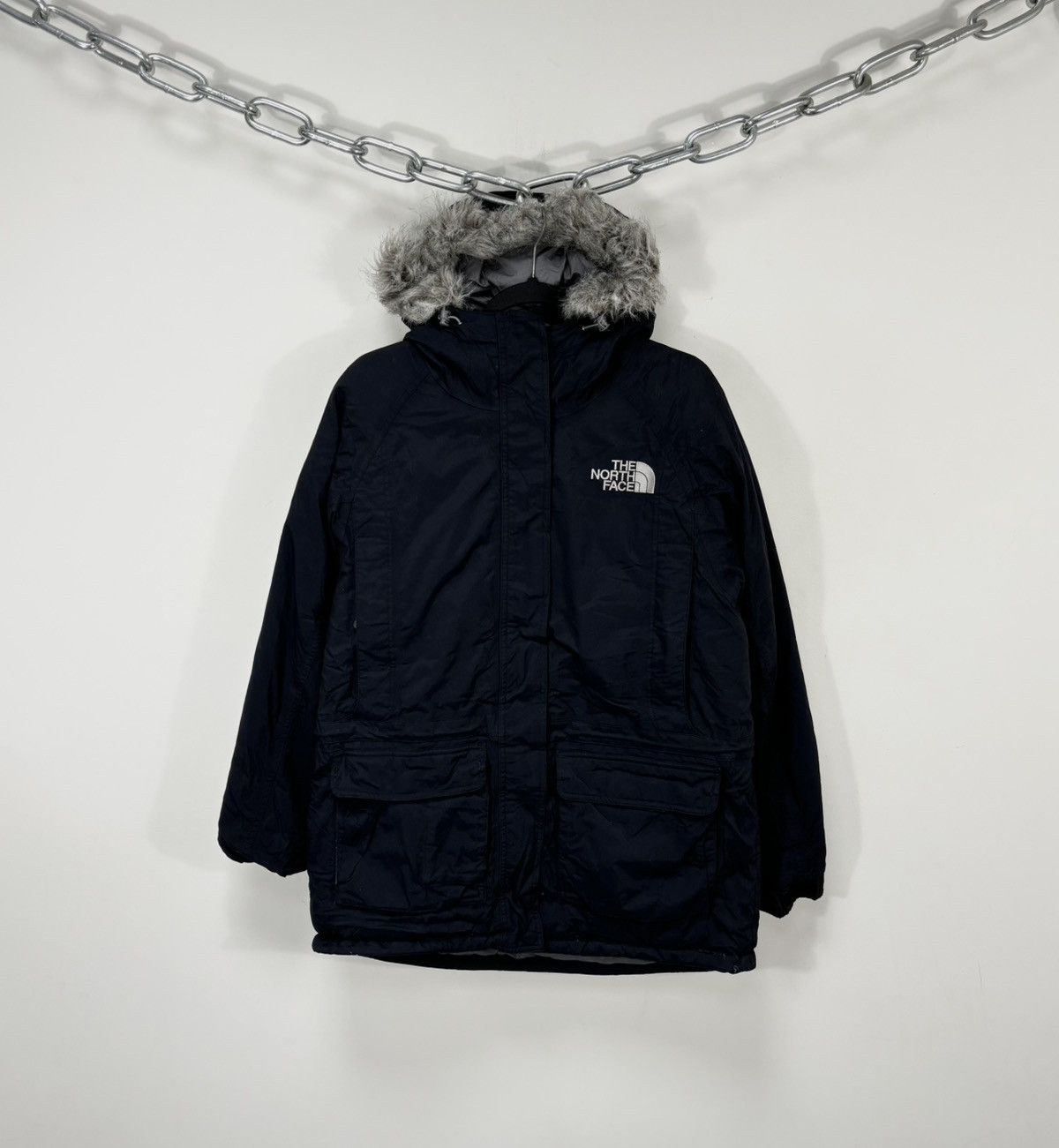 The North Face The North Face McMurdo Women’s Fur Hooded Black Down Jacket Size M / US 6-8 / IT 42-44 - 1 Thumbnail