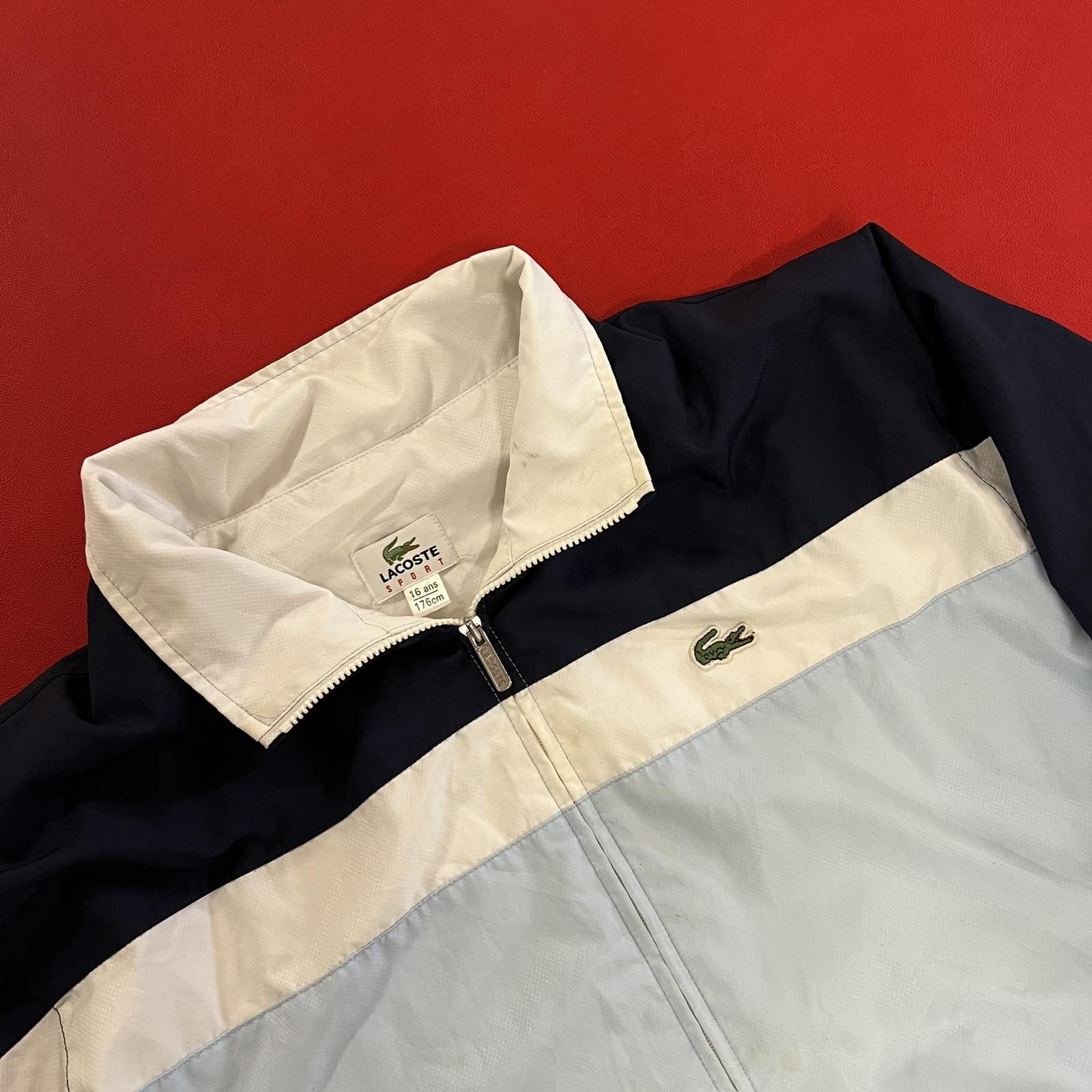 Lacoste Y2K Vintage Lacoste Jacket France Drill Hype Sz S Size US M / EU 48-50 / 2 - 3 Thumbnail