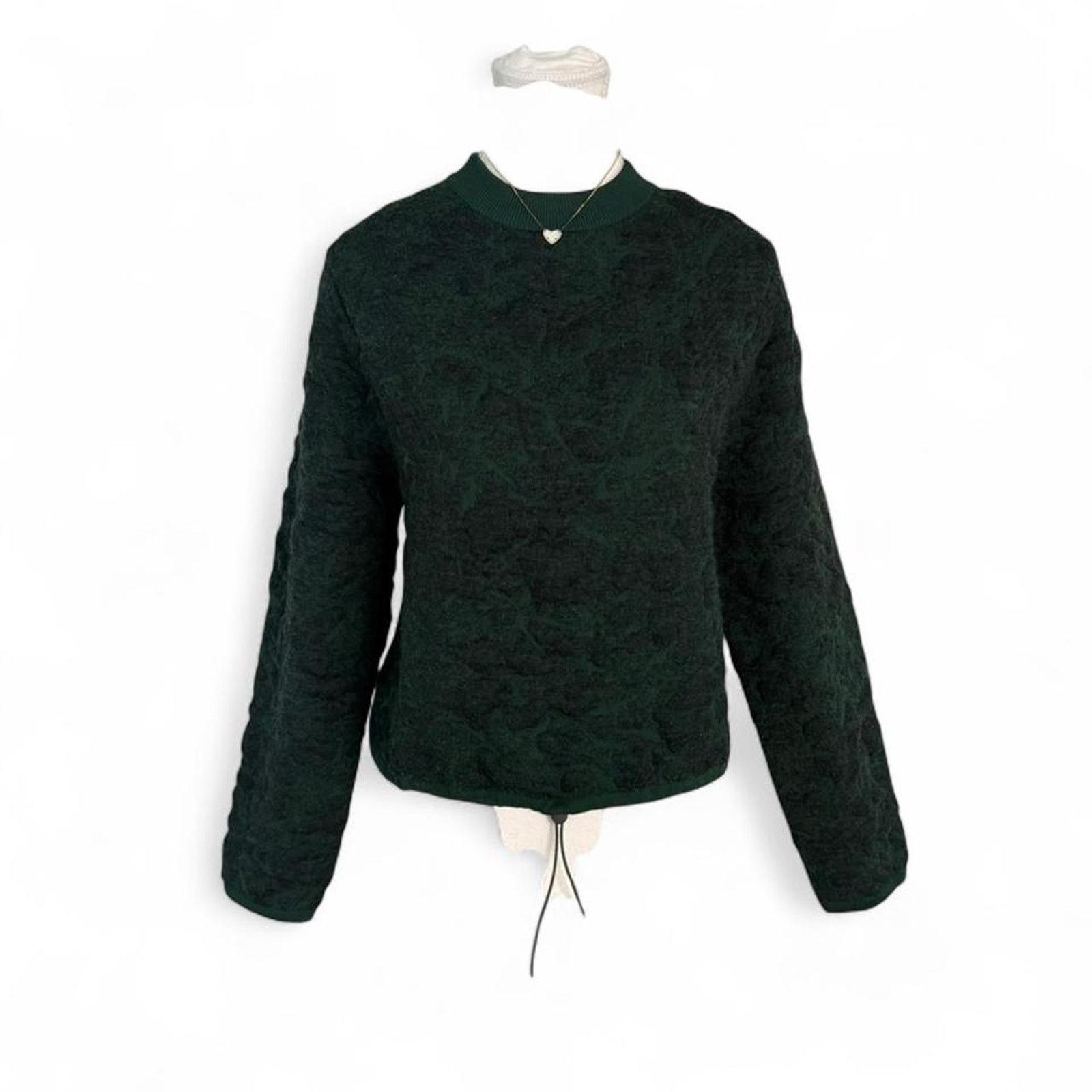 Lululemon Lululemon Jacquard Textured Womens green sweatshirt size 2 Size XS / US 0-2 / IT 36-38 - 1 Thumbnail