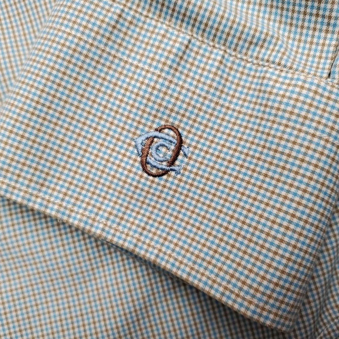 Peter Millar Peter Millar Shirt Mens L Multicolor Micro Check Crown Sport Performance Blend Plaid Cotton Long Sleeve Button-Up Casual Travel Outdoors Golf Mens Size US L / EU 52-54 / 3 - 5 Thumbnail