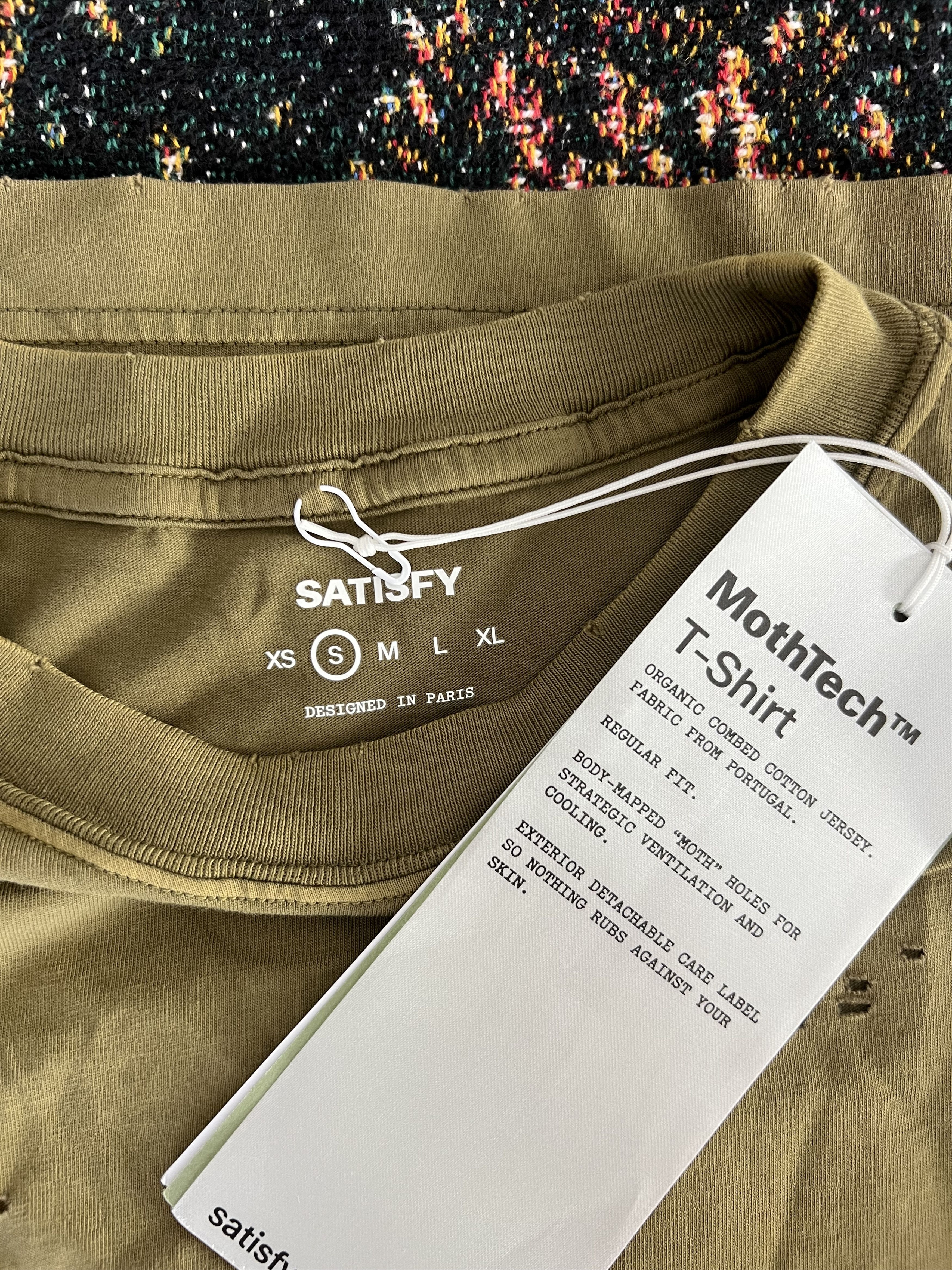 Satisfy Satisfy Running Equipment MothTech Tee in Military Olive Size US S / EU 44-46 / 1 - 7 Thumbnail