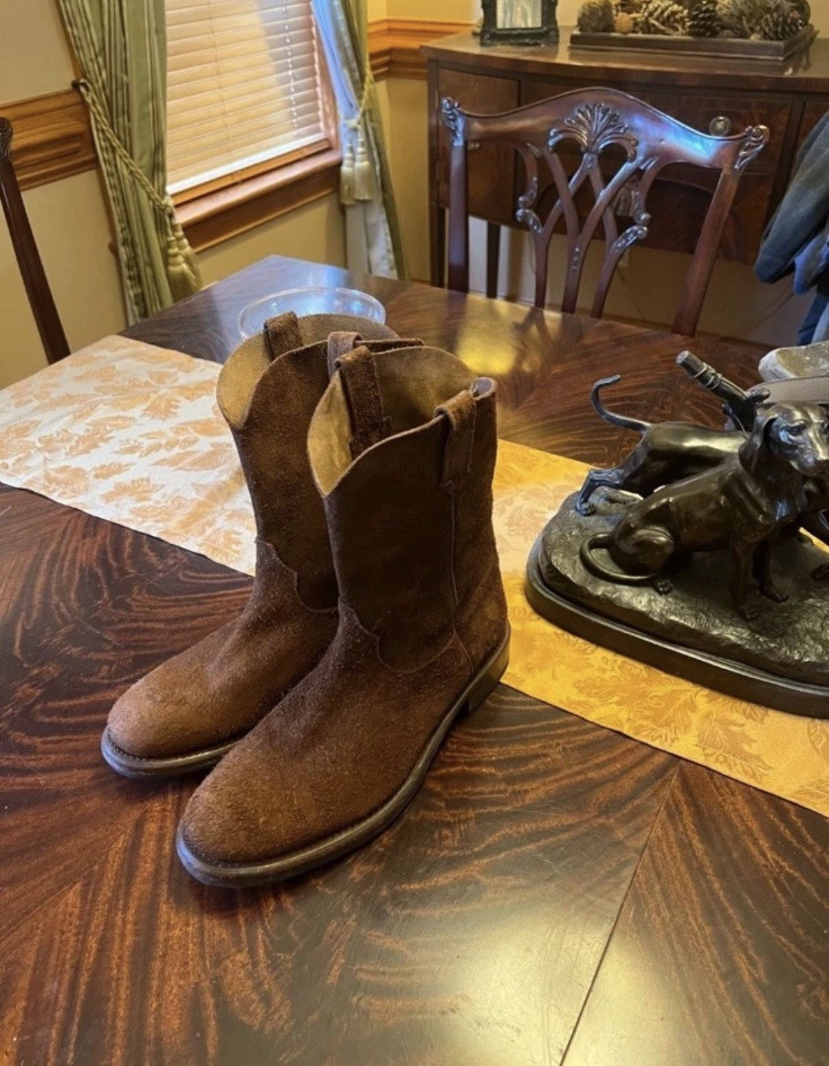 Frye Brown Suede Frye Roper Boots Size 11 Size US 11 / EU 44 - 3 Thumbnail