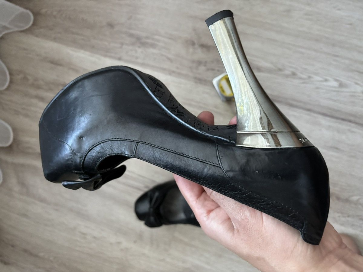 New Rock New Rock Black Platform Heels with Bow EU 40 Size US 9 / IT 39 - 23 Thumbnail