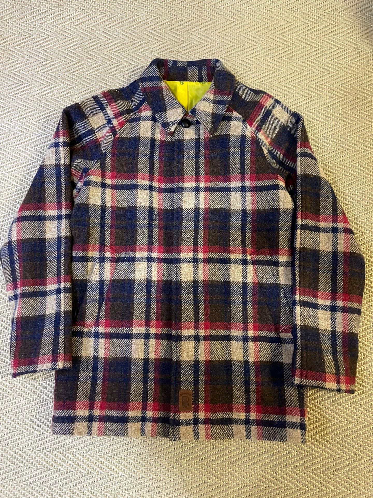 Bape BAPE X Harris Tweed Wool Kimura Check Overcoat S Size US S / EU 44-46 / 1 - 1 Thumbnail