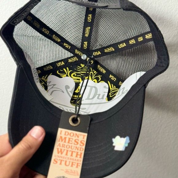 Von Dutch NWT VON DUTCH BLACK AND GOLD TRUCKER HAT CAP Size ONE SIZE - 5 Thumbnail