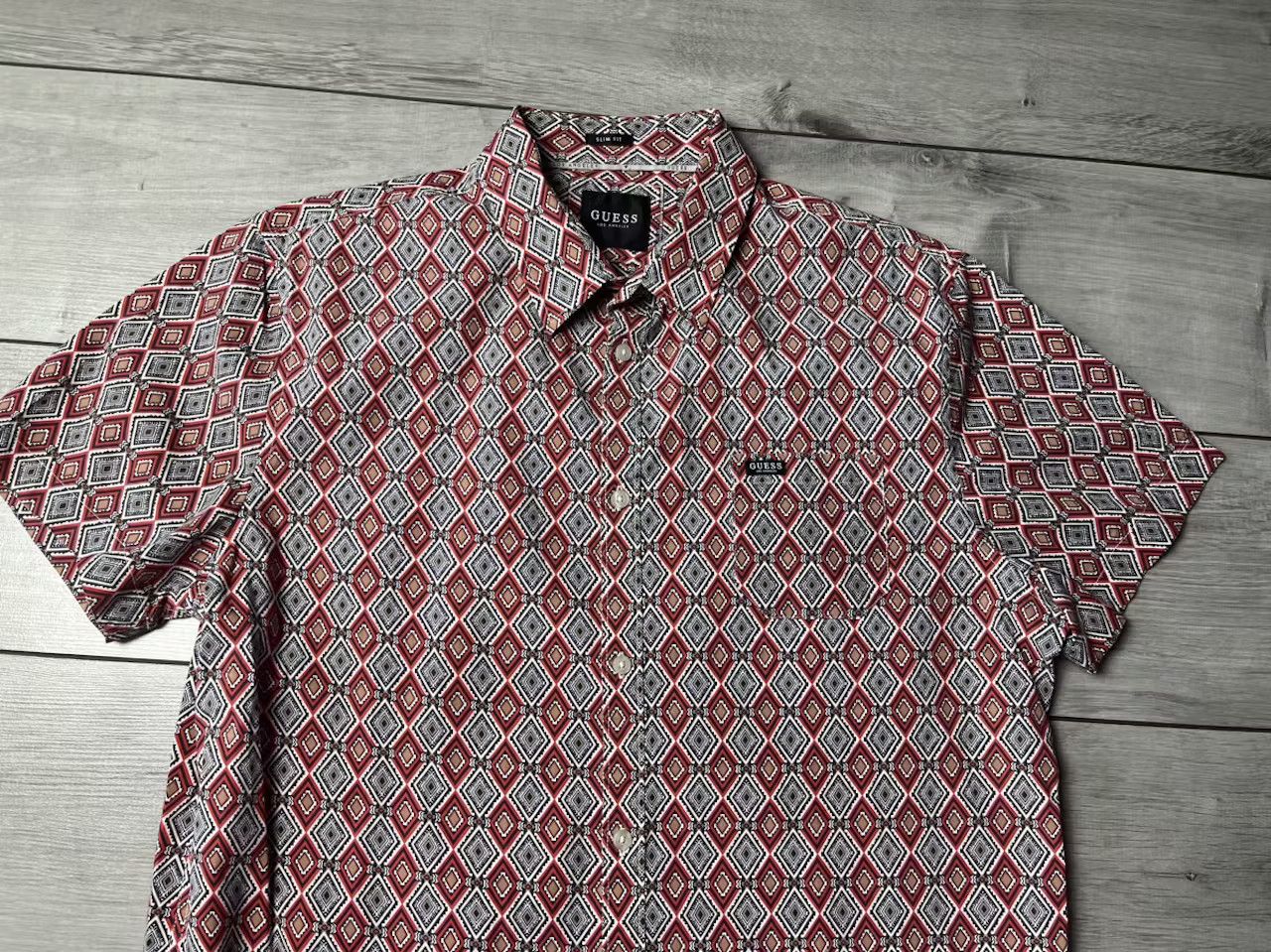 Guess Guess Los Angeles shirt short sleeve size L-XL fact Size US L / EU 52-54 / 3 - 2 Thumbnail