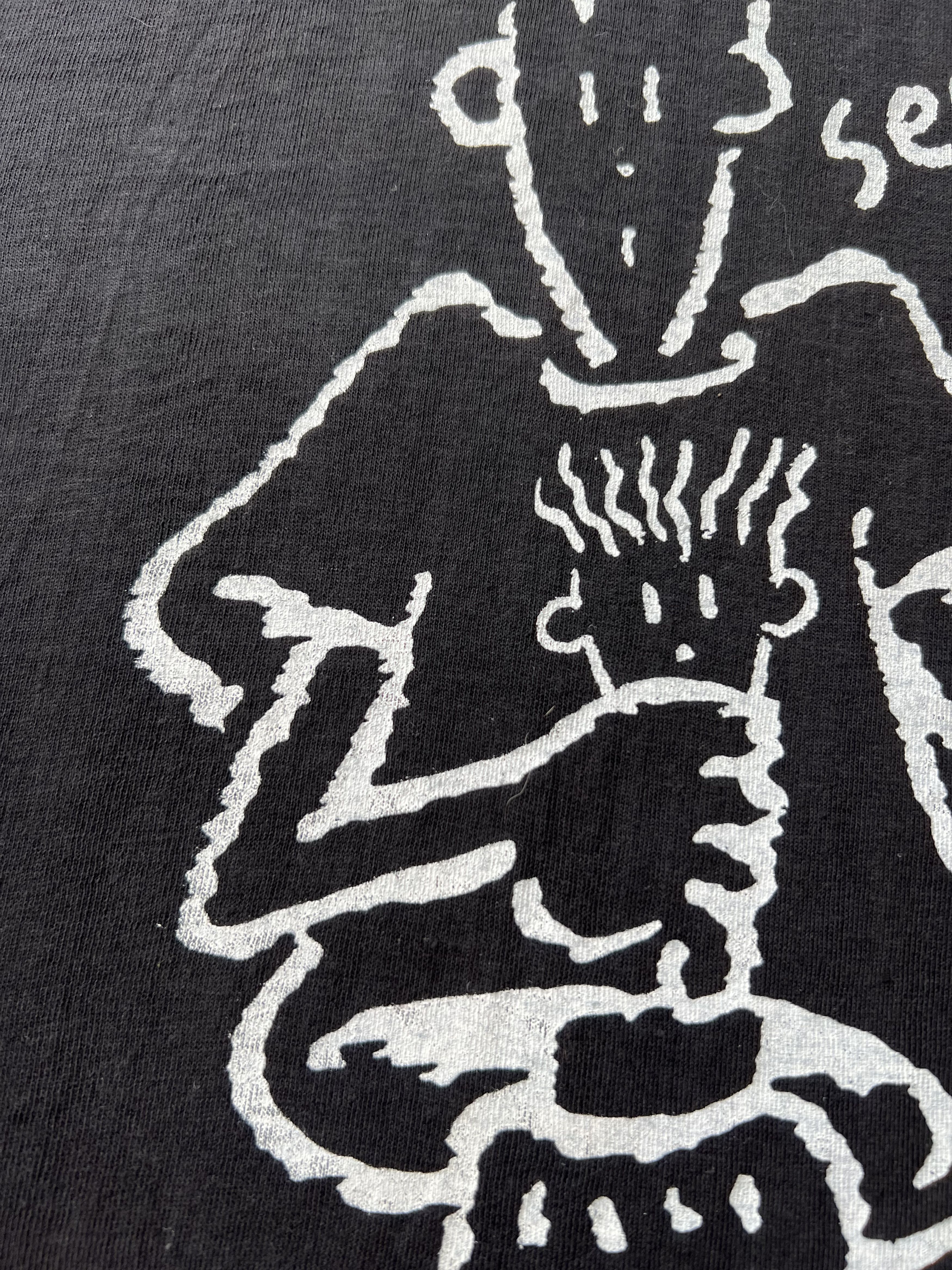 Cartoon Network Vintage 90s Fido Dido Sea Sun Cartoon Black T-shirt Size US XL / EU 56 / 4 - 4 Thumbnail
