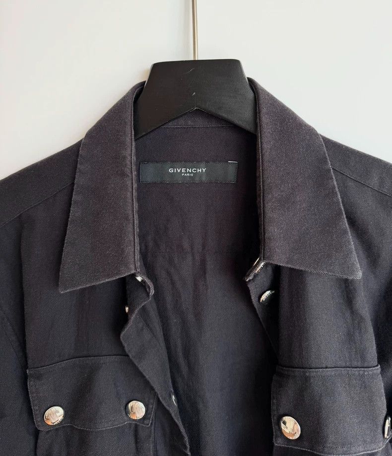 Givenchy Givenchy Givenchy Metallic Button Long Sleeve Shirt -2507 Size US M / EU 48-50 / 2 - 7 Thumbnail