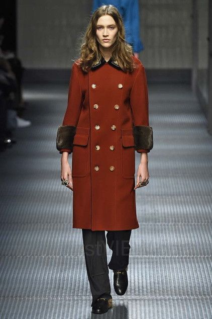 Gucci F/W 2015 RUNWAY MINK FUR/ WOOL NAPOLEON HUSSAR COAT Size M / US 6-8 / IT 42-44 - 1 Thumbnail