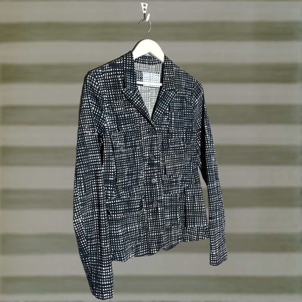 Vintage Rundholz Blazer Women XS Black Button Pockets Multi Pocket Jacket Slim Regular Vintage No Size XS / US 0-2 / IT 36-38 - 1 Thumbnail