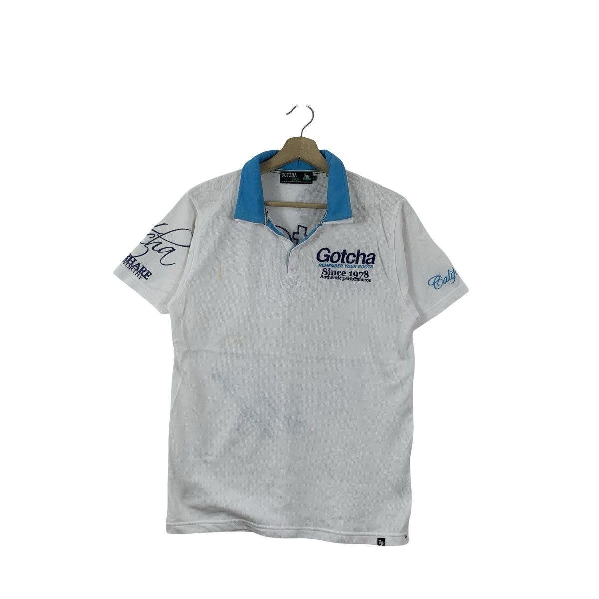 Gotcha Vintage GOTCHA GOLF COLLECTION Dodge The Bullet Polo Tee Size US L / EU 52-54 / 3 - 2 Thumbnail