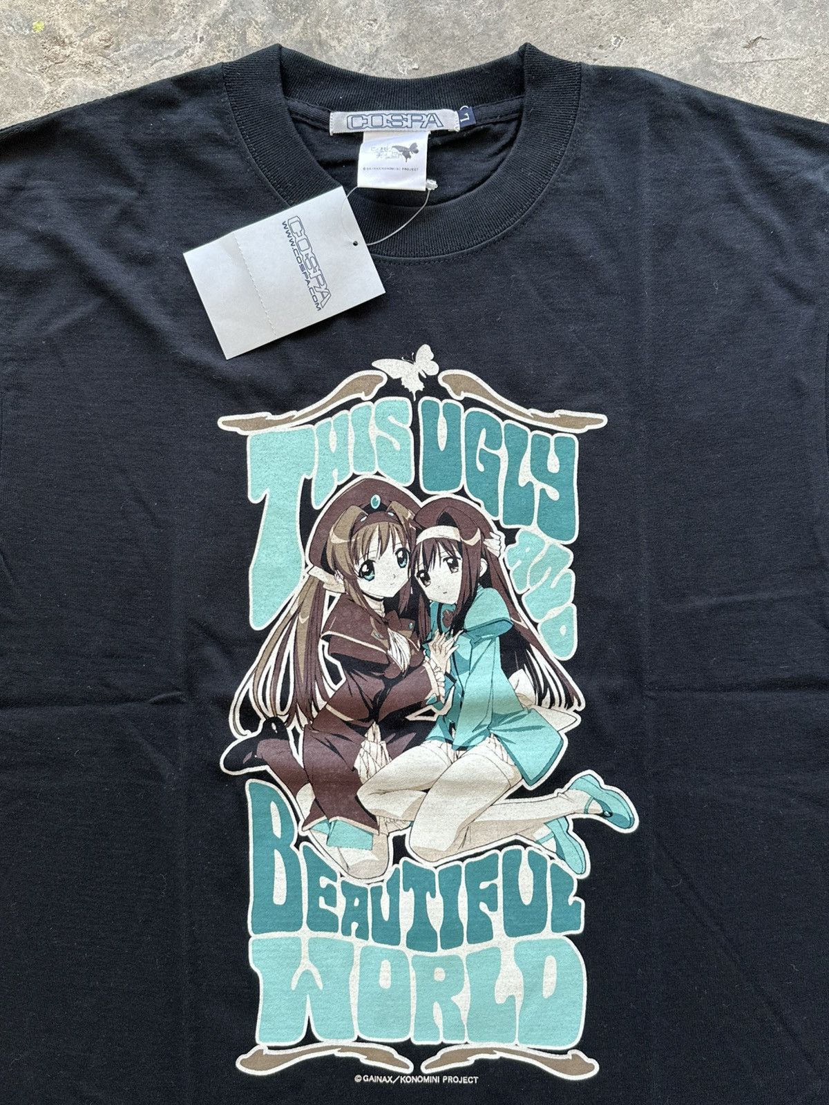 Anime 2004 “This Ugly and Beautiful World” COSPA T-shirt Size US L / EU 52-54 / 3 - 1 Thumbnail