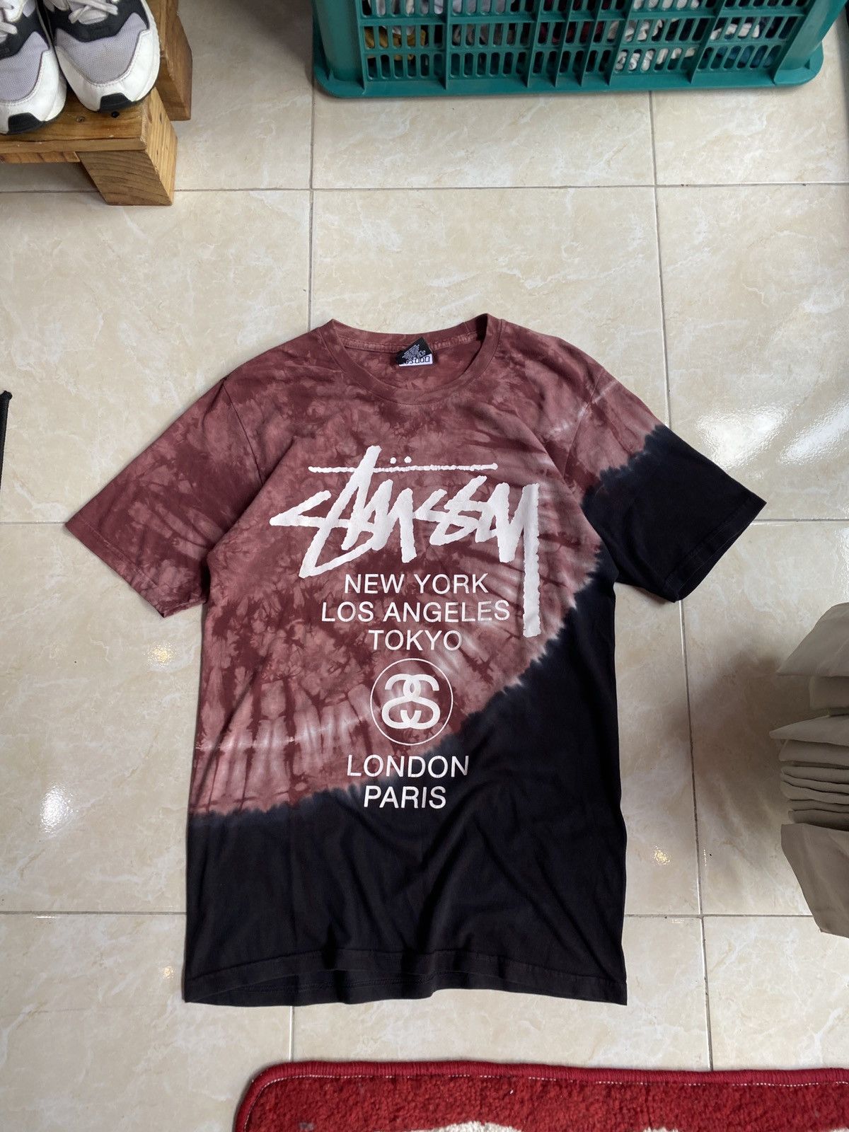 Stussy Stussy World Tour Tie Dye Size US S / EU 44-46 / 1 - 1 Thumbnail