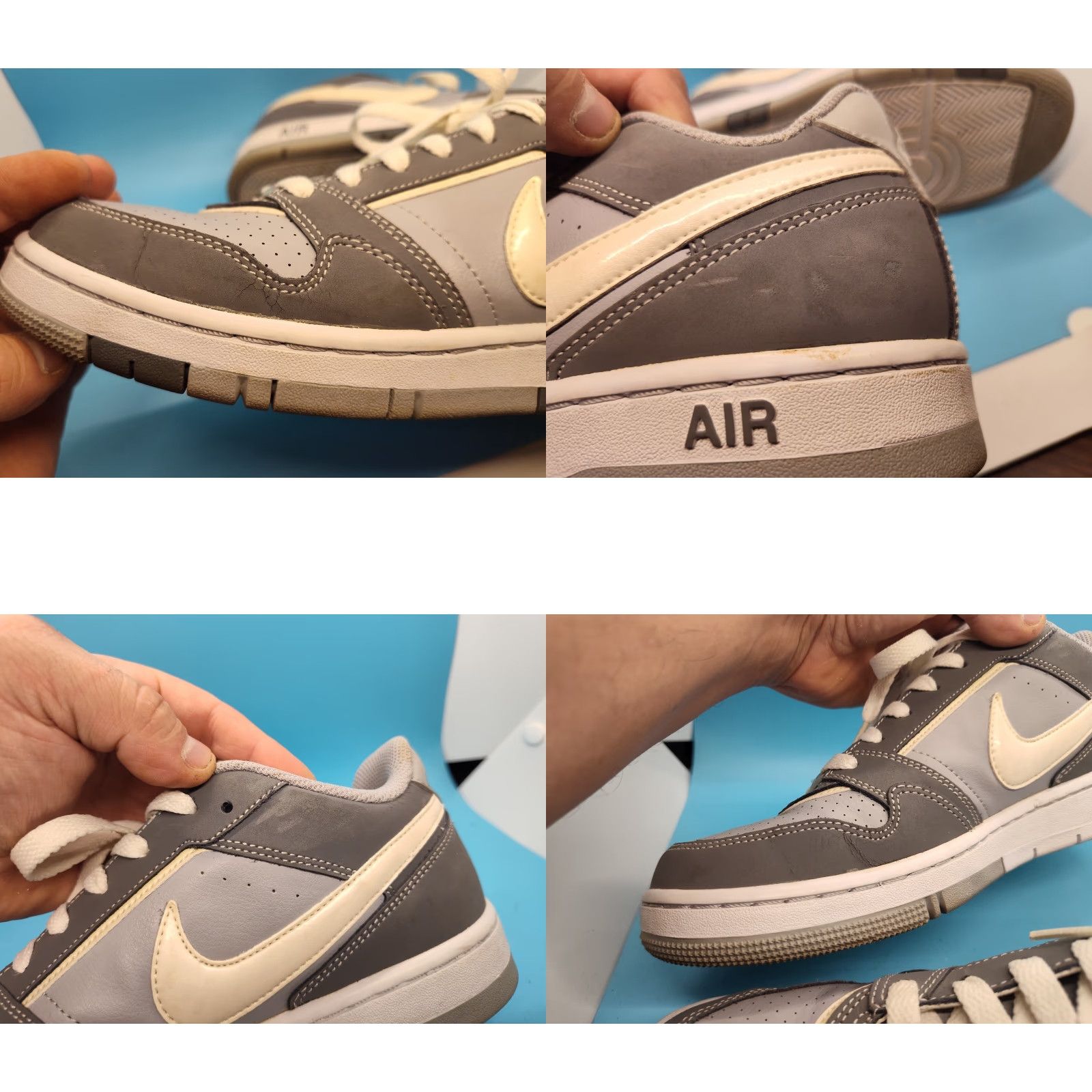 Nike Nike Air Prestige III 386114-013 Mens Low Top Sneakers Shoes Size 8 Gray 2010 Size US M / EU 48-50 / 2 - 10 Thumbnail