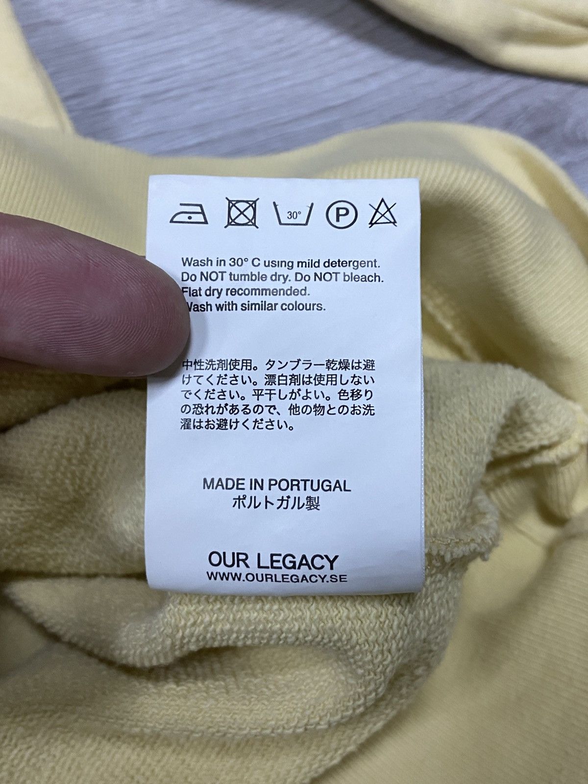 Our Legacy Our Legacy Sun Yellow Sweatshirt Size 48 Size US M / EU 48-50 / 2 - 7 Thumbnail