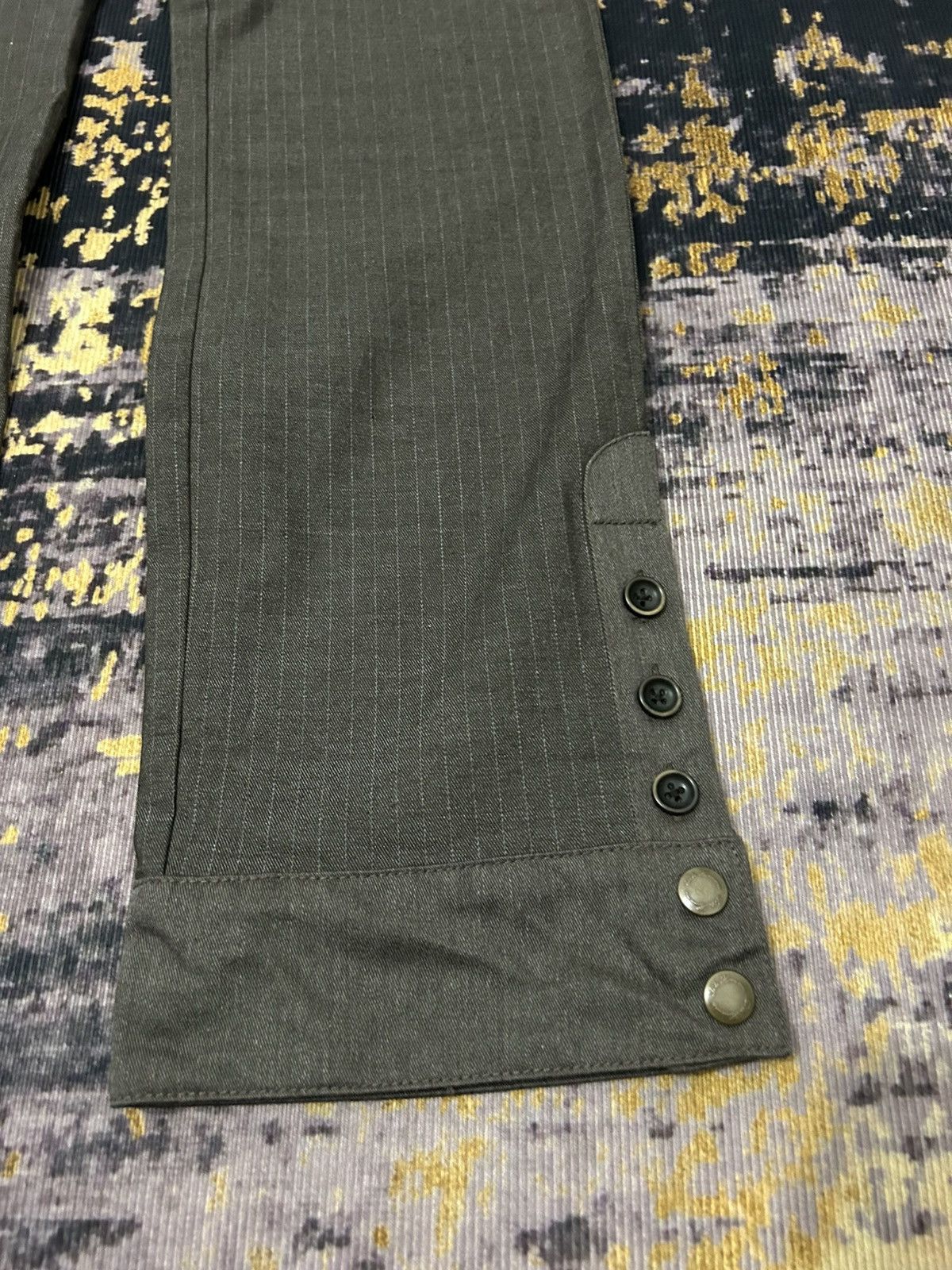 Tete Homme Herringbone Tete Homme Issey Miyake Bottom Button Pants Size US 32 / EU 48 - 7 Thumbnail
