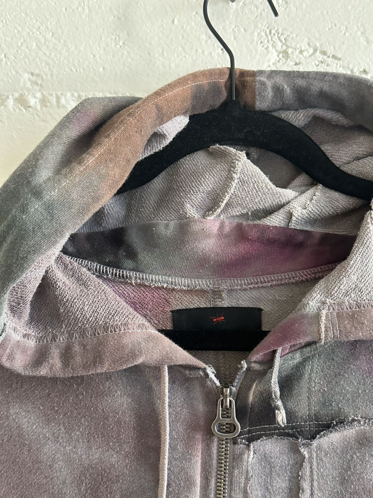 ALEXANDER DIGENOVA ANT/ANTI Scrap zipup in cold oil (patchwork hoodie) Size US M / EU 48-50 / 2 - 2 Thumbnail