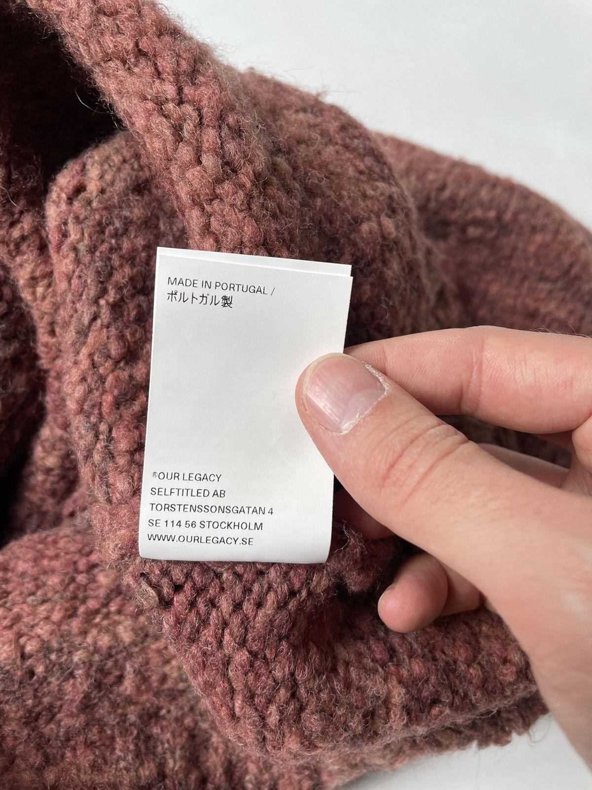 Our Legacy Pink Boucle ‘Popover’ Sweater Size US S / EU 44-46 / 1 - 10 Thumbnail