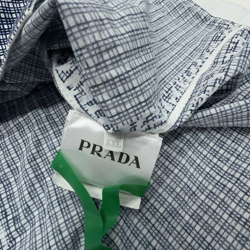 Prada Prada Casual Short Sleeve ButtonUp Shirt-2506 Size US XXL / EU 58 / 5 - 9 Thumbnail