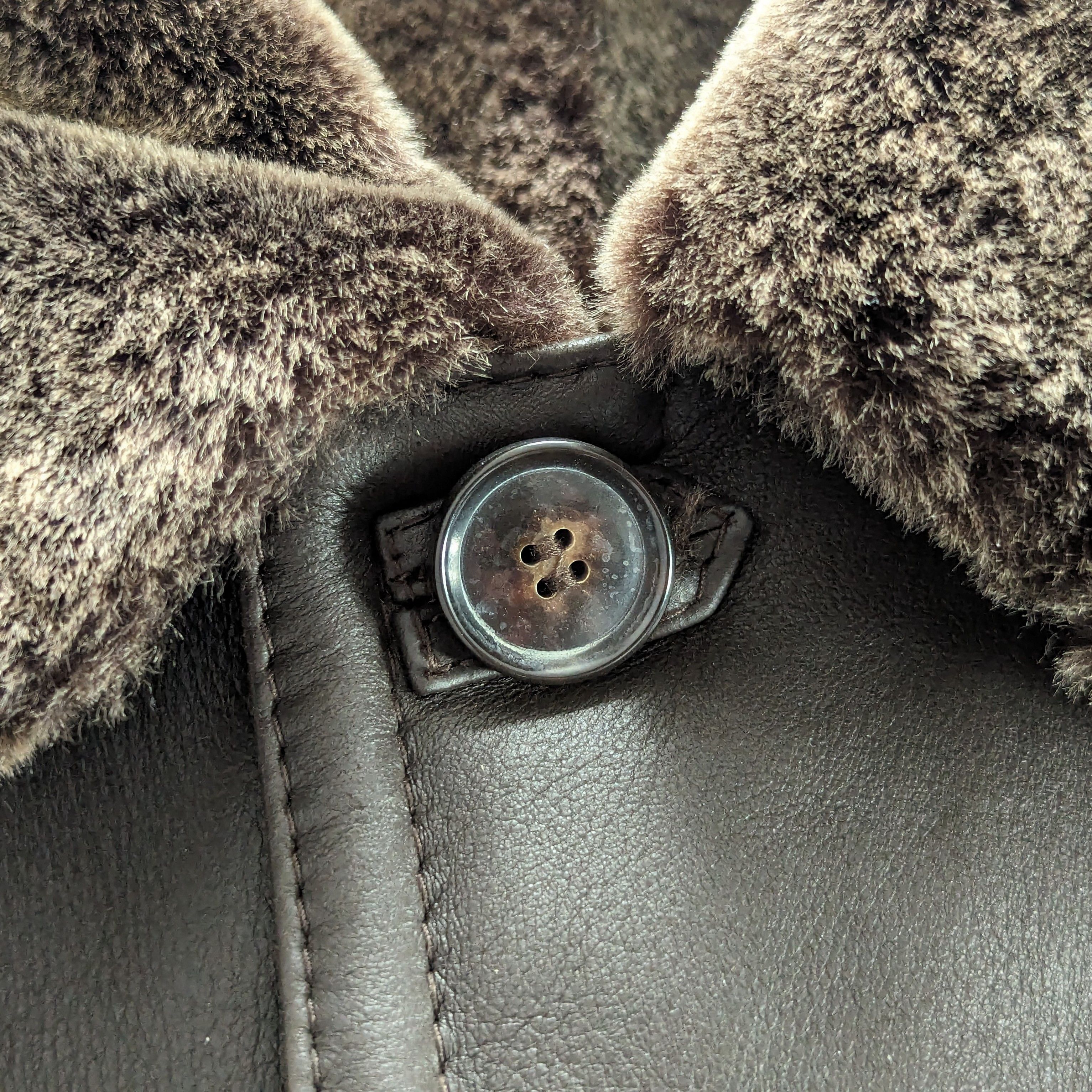 Hugo Boss HUGO BOSS Spanish Merino Lamb Brown Shearling Luxury Brand Size US L / EU 52-54 / 3 - 6 Thumbnail