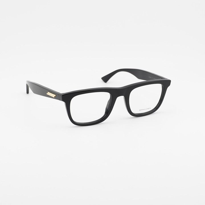 Bottega Veneta Bottega Veneta BV1129O 001 Eyeglasses Black 50mm Rectangle Size ONE SIZE - 5 Thumbnail