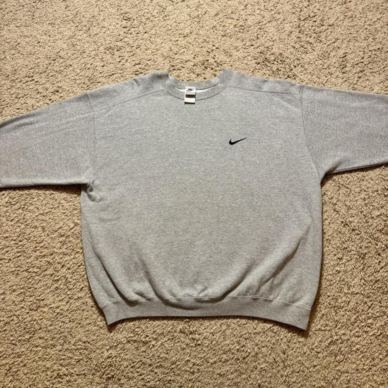 Nike Vintage Nike 90s Made in USA Grey Sweatshirt XL Size US XL / EU 56 / 4 - 2 Thumbnail