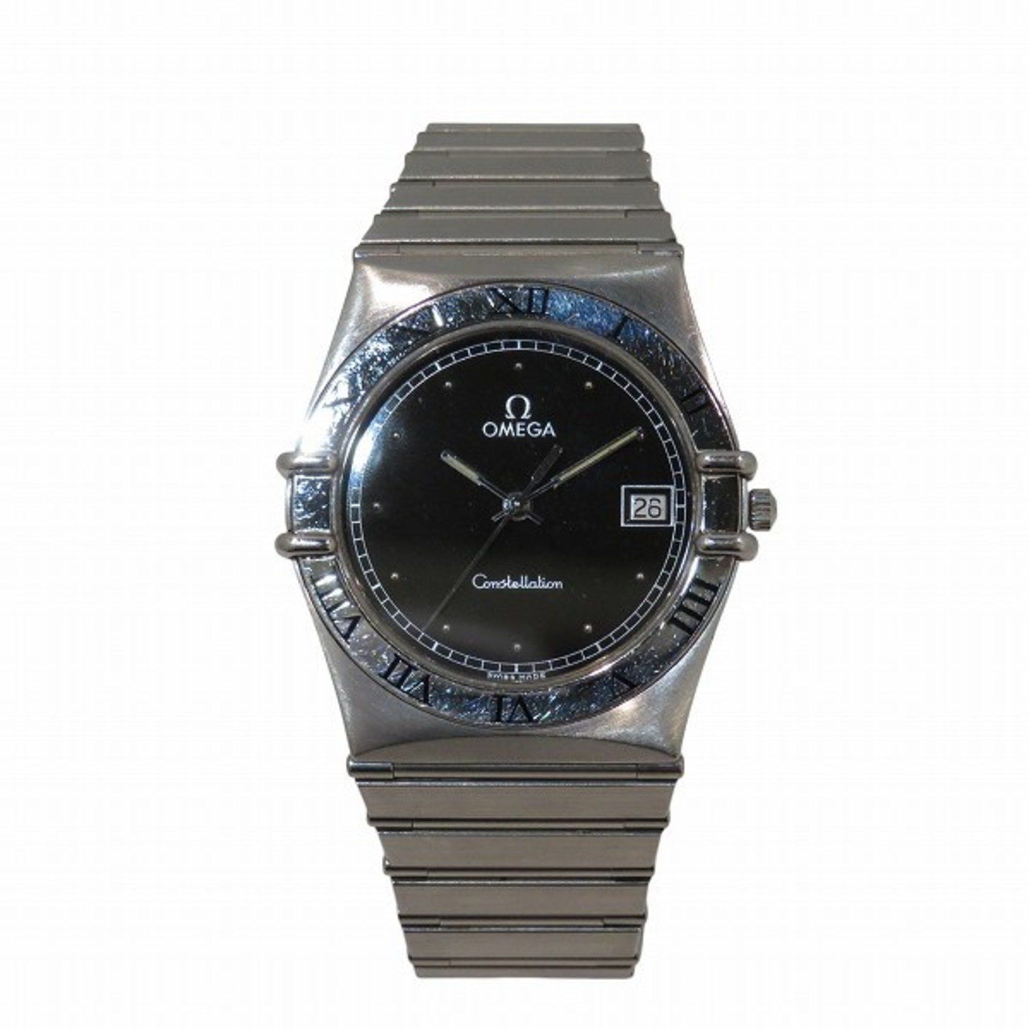Omega Constellation Quartz Flat Bezel Watch Men's