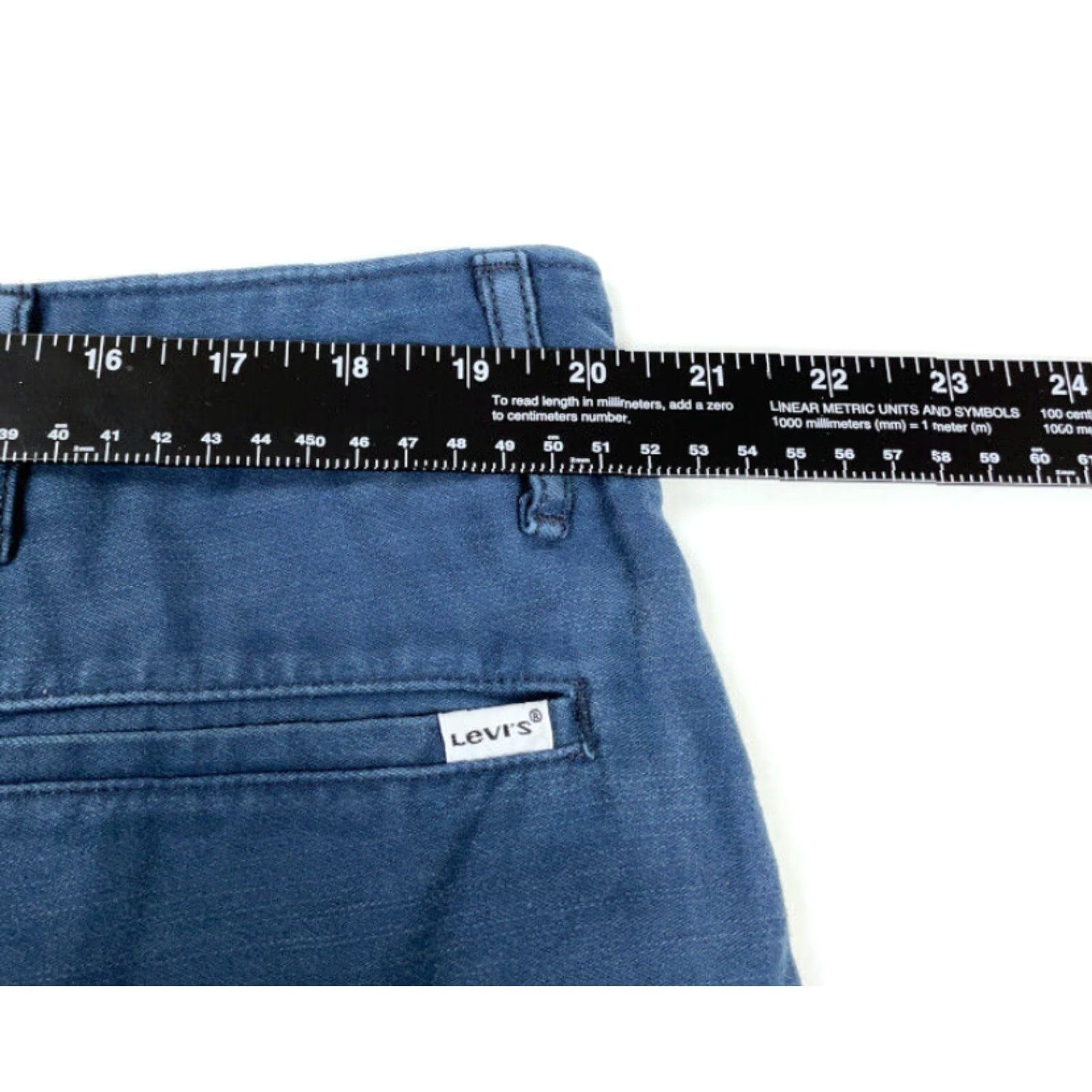 Levi's Levi's Cargo Shorts Men 40 Navy Blue Cotton 90s Skate High-Rise Casual Male Size US 40 / EU 56 - 3 Thumbnail